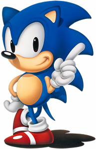 The official mascot of Sega