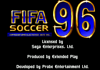 Game FIFA International Soccer 96 (Sega 32x - 32x)