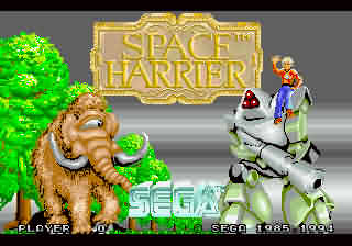 Down-load a game Space Harrier (Sega 32x - 32x)