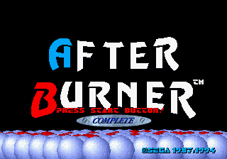 Down-load a game After Burner Complete (Sega 32x - 32x)