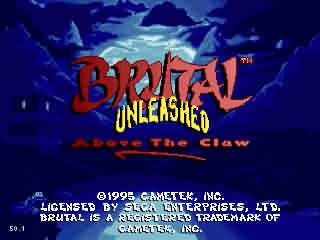 Game Brutal Unleashed - Above the Claw (Sega 32x - 32x)