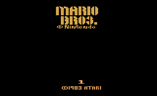 Game Mario Bros. (Atari 2600 - a2600)