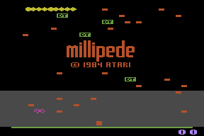 Game Millipede (Atari 2600 - a2600)