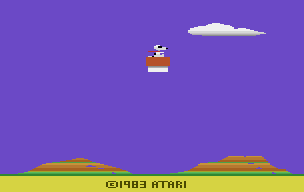 Game Snoopy and the Red Baron (Atari 2600 - a2600)
