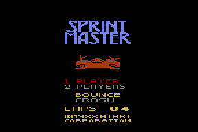 Game Sprint Master (Atari 2600 - a2600)