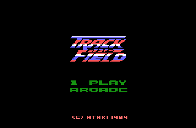 Game Track and Field (Atari 2600 - a2600)