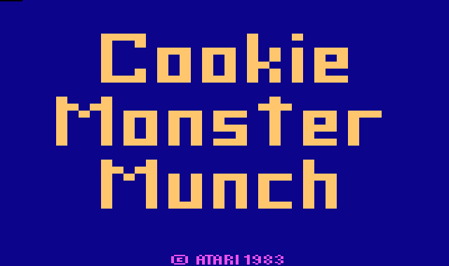 Game Cookie Monster Munch (Atari 2600 - a2600)