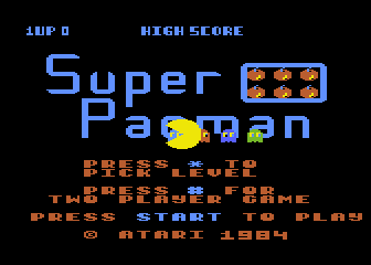 Game Super Pac-Man (Atari 5200 - a5200)