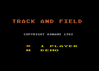 Game Track and Field (Atari 5200 - a5200)