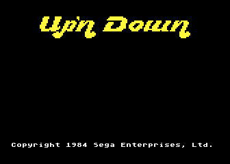 Game Up N’ Down 5200 Conversion by Kenfuzed (Atari 5200 - a5200)