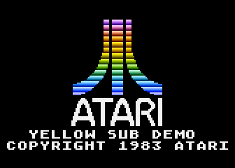 Game Yellow Submarine Demo (Atari 5200 - a5200)