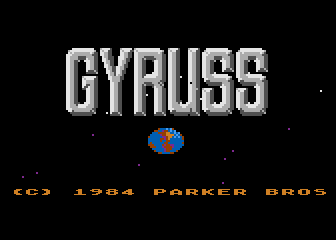 Game cover Gyruss ( - a5200)