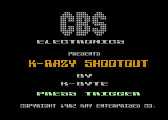 Game K-razy Shoot-Out (Atari 5200 - a5200)
