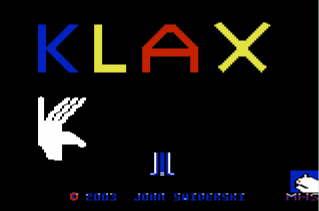 Game KLAX (Atari 5200 - a5200)