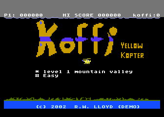 Game Koffi - Yellow Kopter (Atari 5200 - a5200)