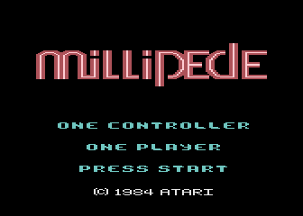 Game Millipede (Atari 5200 - a5200)