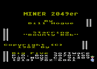 Game Miner 2049 (Atari 5200 - a5200)
