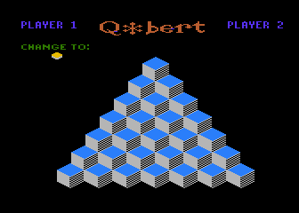 Game Q-bert (Atari 5200 - a5200)