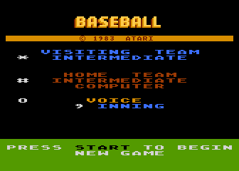 Game Realsports Baseball (Atari 5200 - a5200)