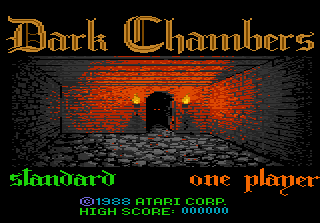 Game Dark Chambers (Atari 7800 - a7800)