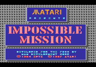 Game Impossible Mission (Atari 7800 - a7800)