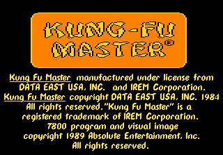 Обложка игры Kung Fu Master