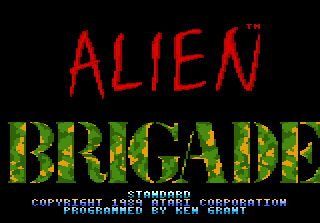 Game Alien Brigade (Atari 7800 - a7800)
