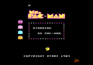 Game Ms. Pac-Man (Atari 7800 - a7800)