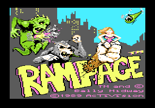 Game Rampage (Atari 7800 - a7800)
