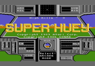 Game Super Huey UH-IX (Atari 7800 - a7800)