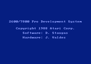 Game Symbolic Debugger & Downloader (Atari 7800 - a7800)