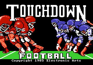 Game Touchdown Football (Atari 7800 - a7800)
