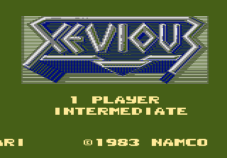 Game Xevious (Atari 7800 - a7800)