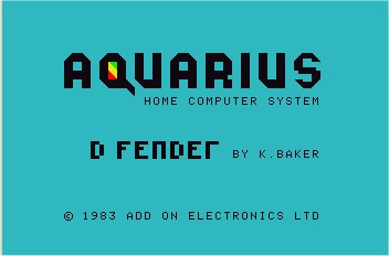 Game D-Fenders (Aquarius - aquarius)