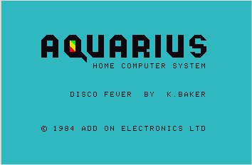 Game Disco Fever (Aquarius - aquarius)