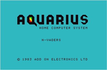 Game N-Vaders (Aquarius - aquarius)