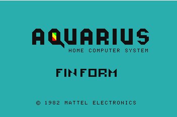 Game FinForm (Aquarius - aquarius)