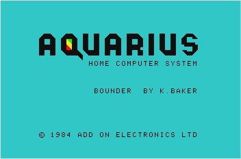 Game Bounder (Aquarius - aquarius)