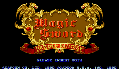 Game Magic Sword - Heroic Fantasy (Capcom Play System 1 - cps1)