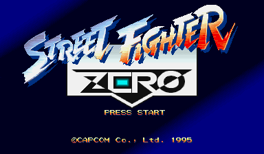 Game cover Street Fighter Zero ( - cps1)