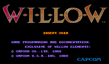 Game Willow (Capcom Play System 1 - cps1)