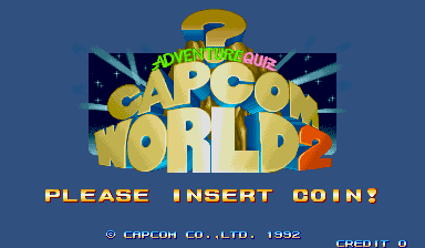 Game Capcom World 2 (Capcom Play System 1 - cps1)