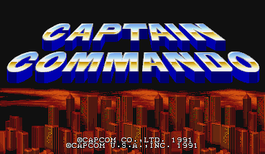 Game Captain Commando (Capcom Play System 1 - cps1)