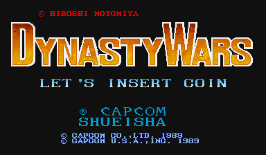 Game cover Dynasty Wars ( - cps1)