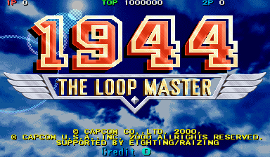 Game 1944: The Loop Master (Capcom Play System 2 - cps2)