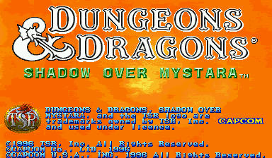 Game Dungeons & Dragons: Shadow over Mystara (Capcom Play System 2 - cps2)