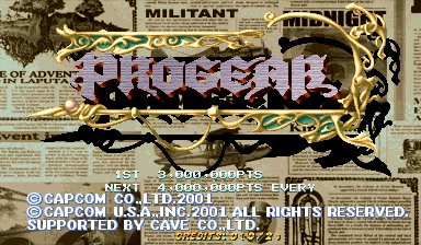 Game Progear (Capcom Play System 2 - cps2)