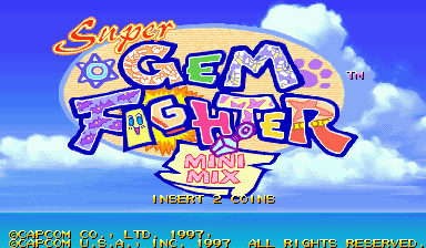 Game Super Gem Fighter Mini Mix (Capcom Play System 2 - cps2)