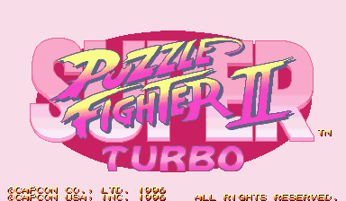 Game Super Puzzle Fighter II Turbo (Capcom Play System 2 - cps2)