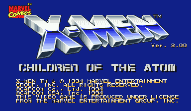 Game X-Men: Children of the Atom (Capcom Play System 2 - cps2)
